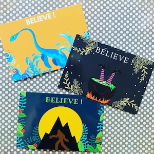 Ensemble de cartes postales Believe