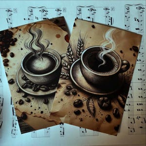 coffee time postcards