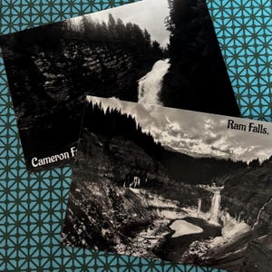 Cascades de l'Alberta - jeu de cartes postales