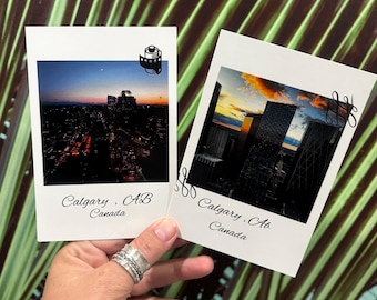 Calgary Polaroid postcard set