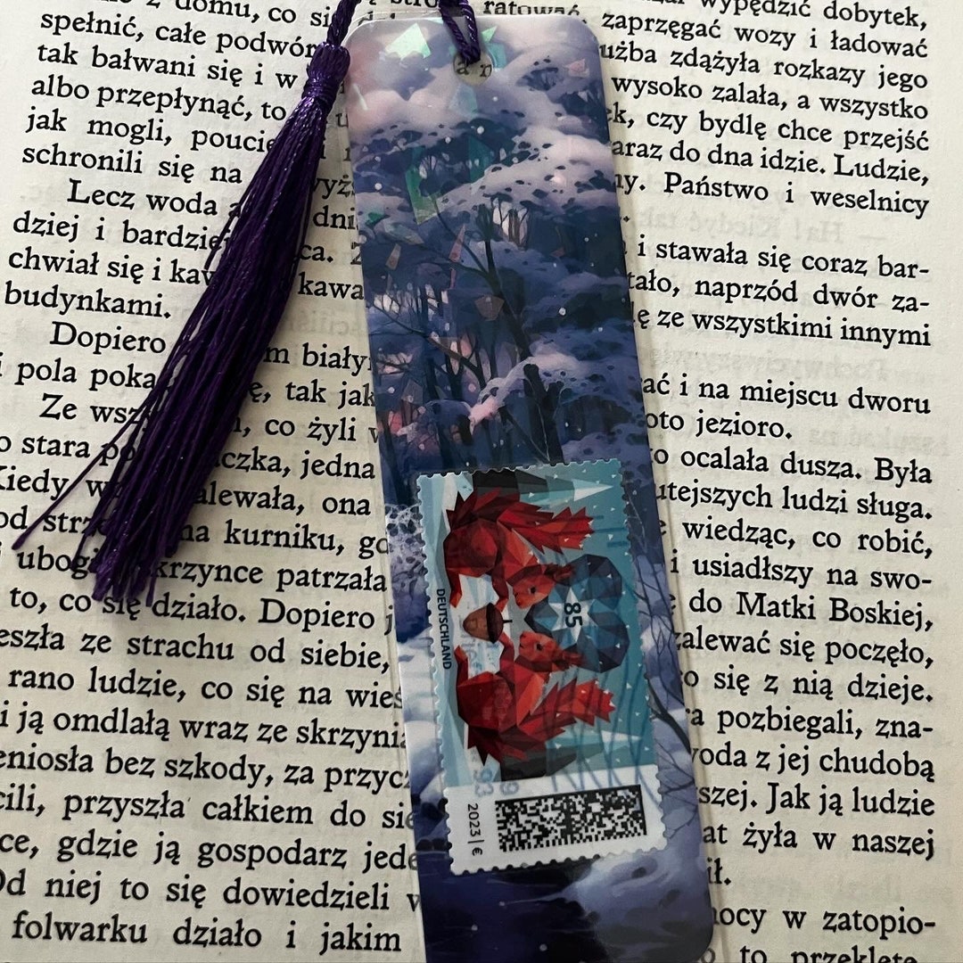 Laminated Bookmark From Germany - Etsy