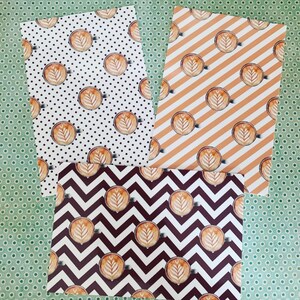 Juego de postales latte