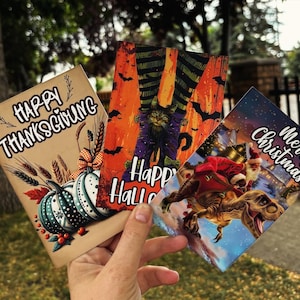 jeu de cartes postales de célébration