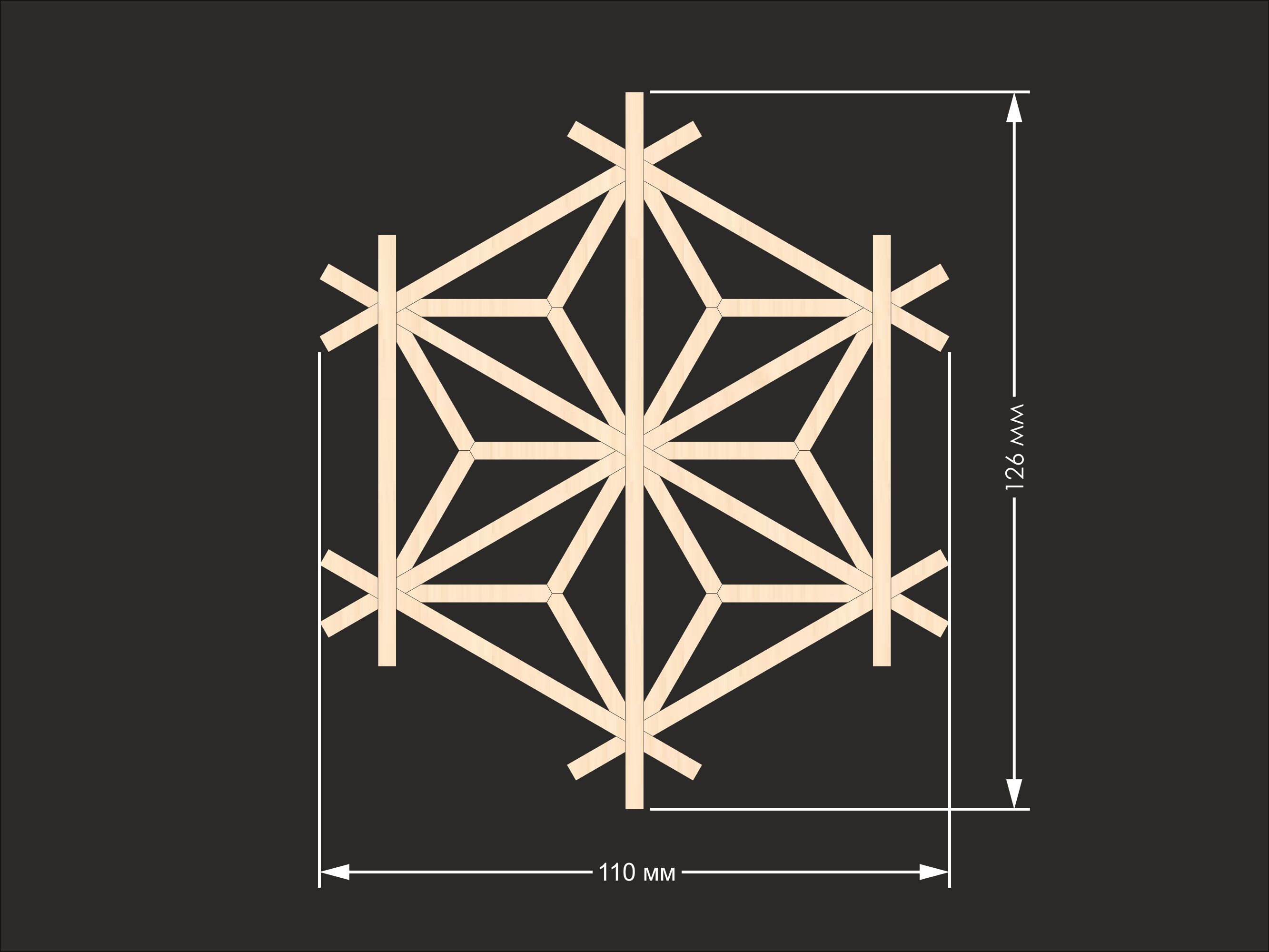 Basswood Kumiko Kit: Hexagonal Woodworking Grid (5 Inch) - Etsy