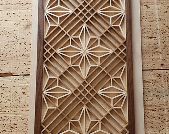 KUMIKO Kumiko Wood Coaster - Sakura – Nagomi & Co