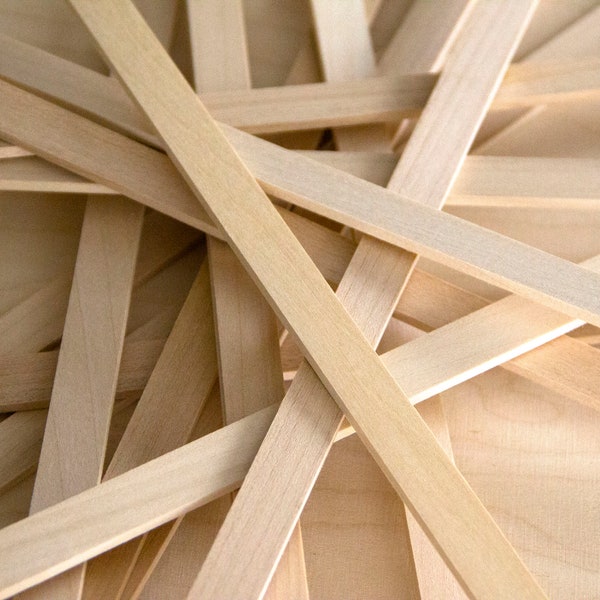 Bandes de kumiko. Lamelles de bois de kumiko calibrées de 400 mm. Tilleul