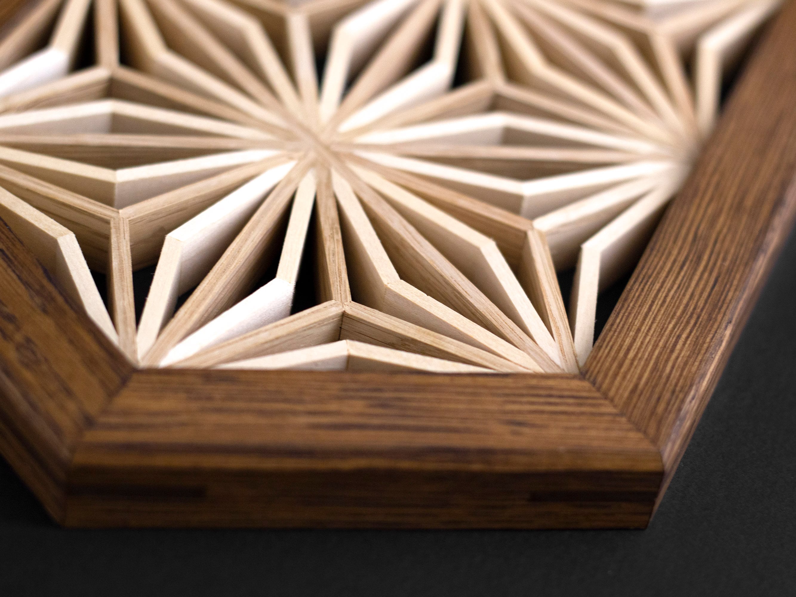 DIY Kumiko Kit: Shainingu Pattern, Japanese Wall Art Decor - Etsy