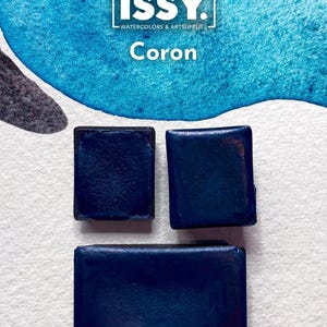 Coron - Granulating Handmade Watercolors - Colors of the Philippines collection