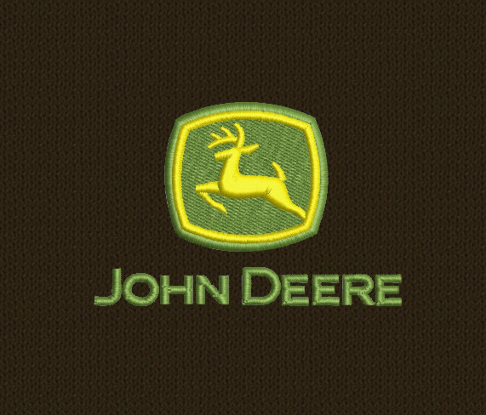 John Deere Embroidery Design Etsy