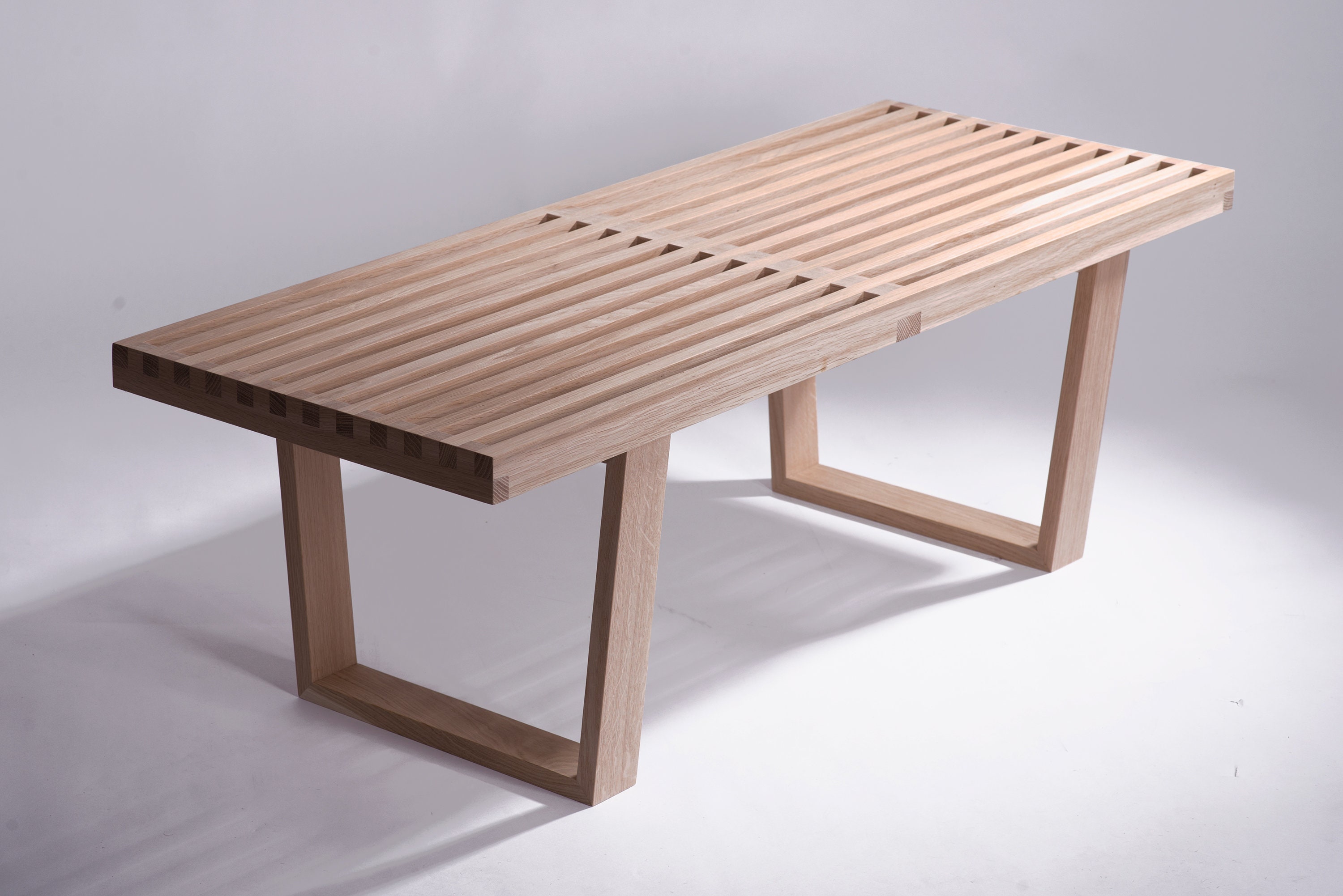 Unfinished wood 2024 garden bench