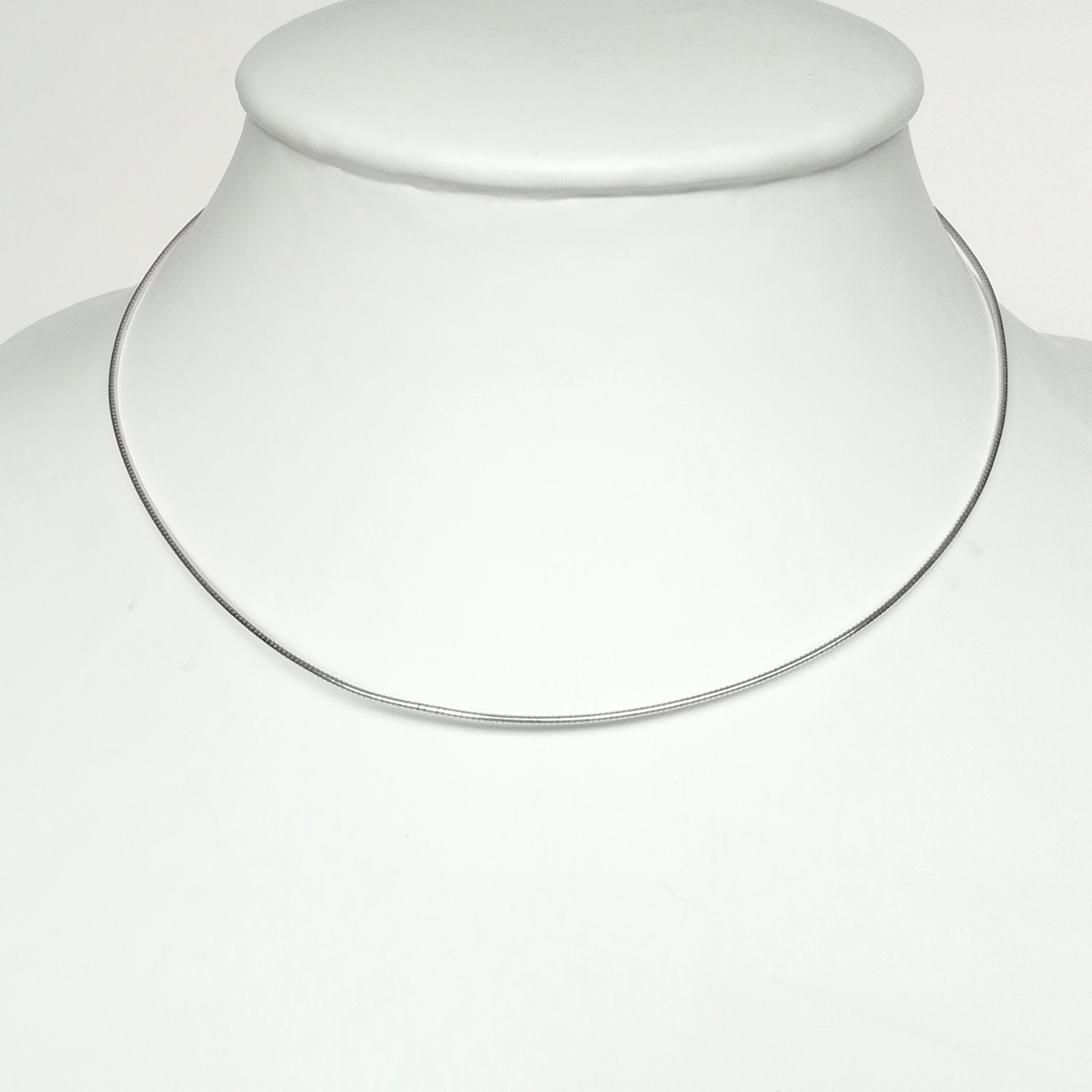 日本未入荷 666999 - 5925 sterling silver wire 666999 collar Minimalist Style - Silver Neck Wire - Neck Jewelry