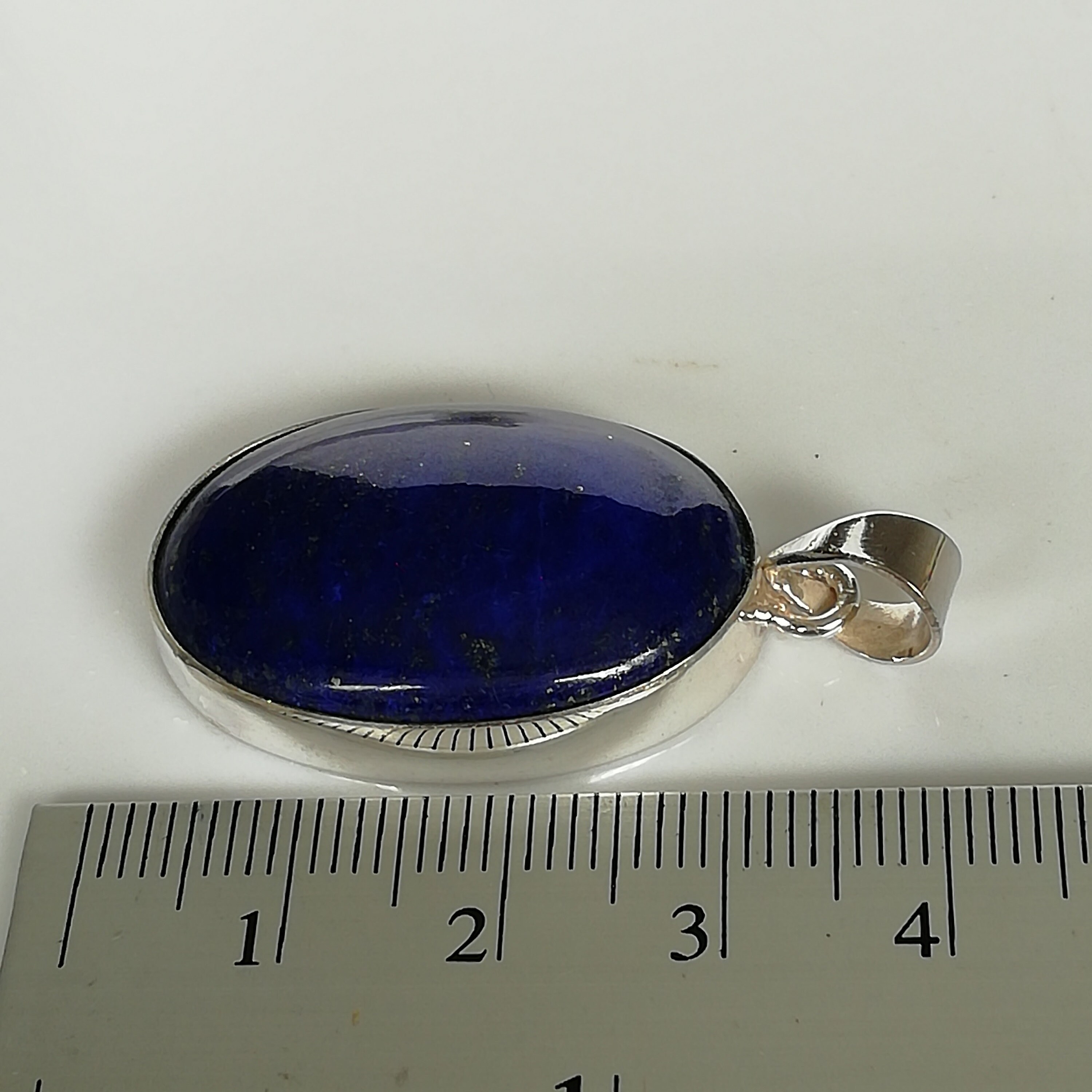 ネックレス　lapis lazuli Lapis Lazuli Pendant, Lapis Lazuli Oval Sterling Silver