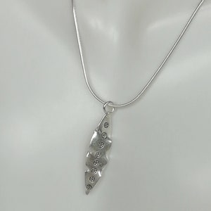 Karen Silver Pendant - Etsy