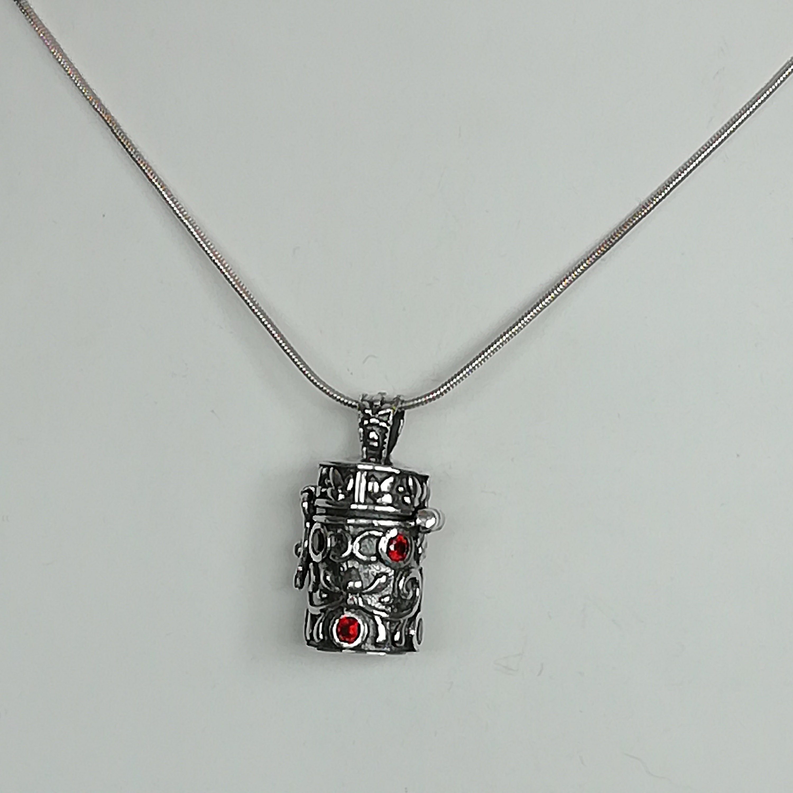 Prayer Box Necklace Silver tibetan necklace Prayer Box Etsy