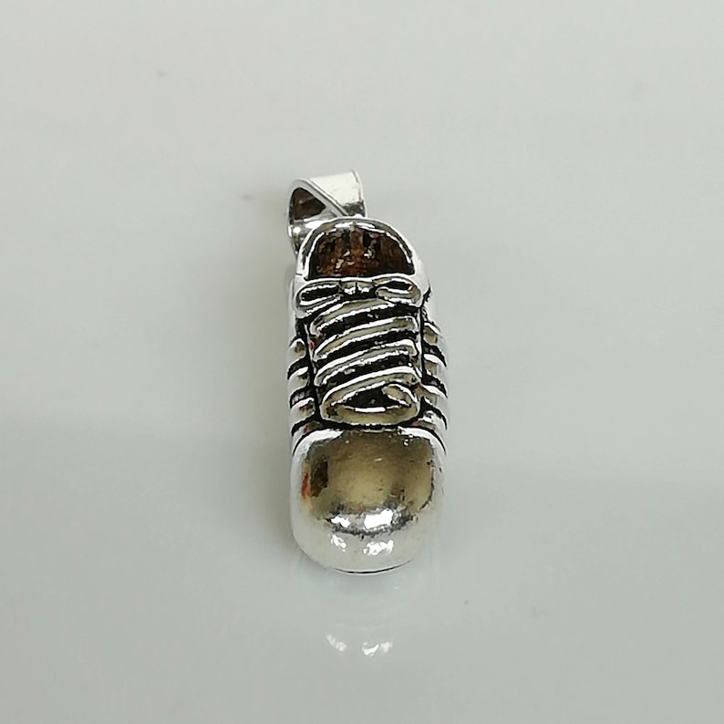 Soccer Shoe Charm Silver Bracelet Sport Shoe Pendant PD284 Fun Jewelry Multipurpose Charm Sports Lovers Gift Boho Necklace