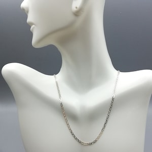 Mariner Link Chain - Silver Necklace - Gift Chain - Bridesmaids Gift - Speciality Chain - 925 Sterling Silver - GN2