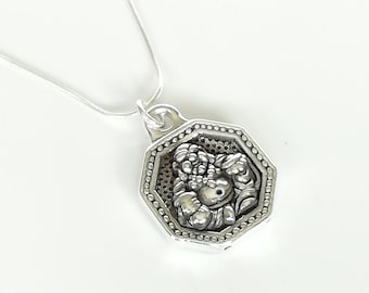 Laughing Buddha - Buddha Necklace - Wealth Talisman - Spiritual Jewelry - Silver Buddha - Good Fortune Pendant - Wanderlust Style - PD236