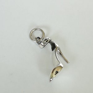 Stiletthalsband - Högklackade skor - Damskoberlock - Boho-hänge - Presentberlock till henne - Silverarmband - PD348 bild 4
