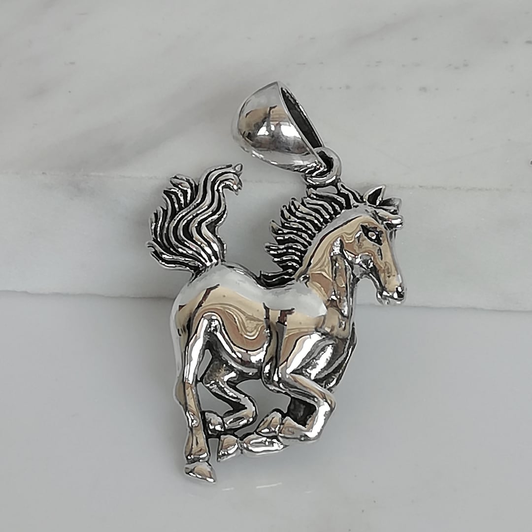 Silver Horse Charm Horse Pendant Sterling Silver Charm Horse Bracelet