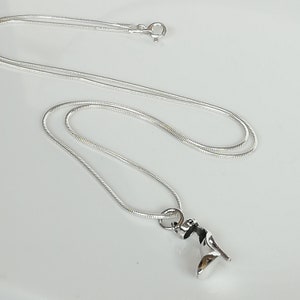 Stiletthalsband - Högklackade skor - Damskoberlock - Boho-hänge - Presentberlock till henne - Silverarmband - PD348 bild 9