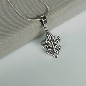 Sterling Silver Victorian Charm - Silver Pendant - Silver Necklace - Victorian Bracelet - Boho Necklace - Wanderlust Jewelry - PD437