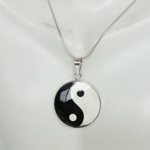 Large 30mm Yin Yang Charm - Sterling Silver Pendant - Balancing Charm - Yin Yang Jewelry - Wanderlust Jewelry - PD600