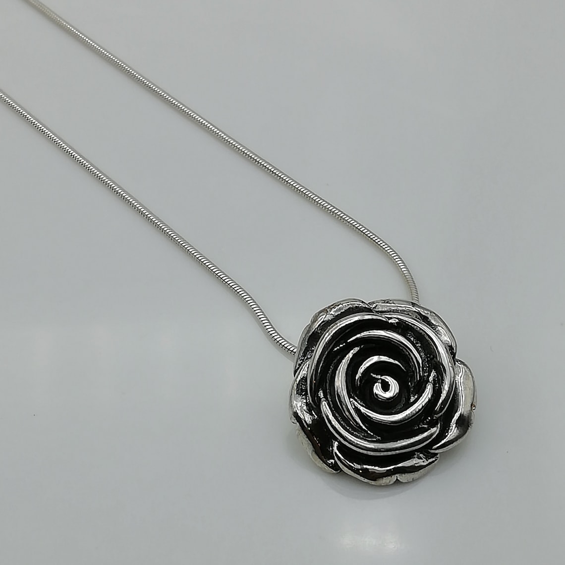 Schmuck Damen Liebe Rose Blume Herz Halsketten Damen 925 Sterling Silber Ich Liebe Dich Für Geschenk Freundin