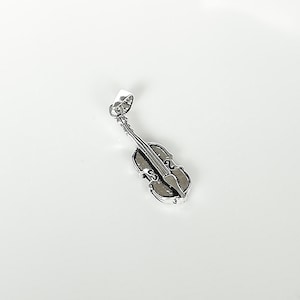 Violin Necklace - Violin Bracelet -  Wrist Charm - Music Teacher Gift - Girl Key Chain - Delicate Bracelet - Music Jewelry - PD125