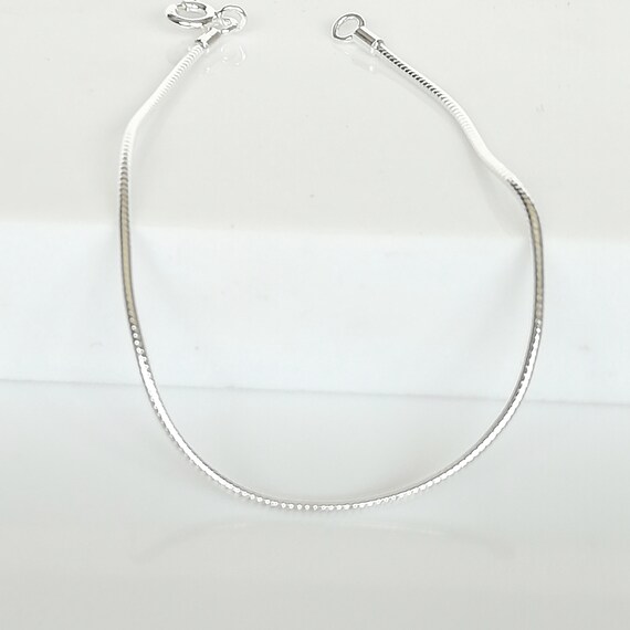 ■ENGBROX■ silver925 layered snake chain bracelet EBBL21021 Silver Snake Chain - Silver Bracelet - Silver Wrist Chain