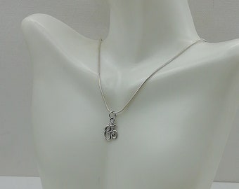 925 Sterling Silver OM Charm - Bohemian Pendant - Spiritual