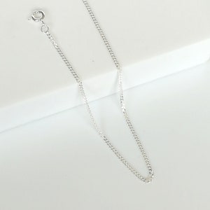 Curb Chain Bracelet - Silver Bracelet - Silver Wrist Chain - 925 Silver Chain - Link Chain Bracelet - Unisex Gift - Curb Wrist Chain - B59