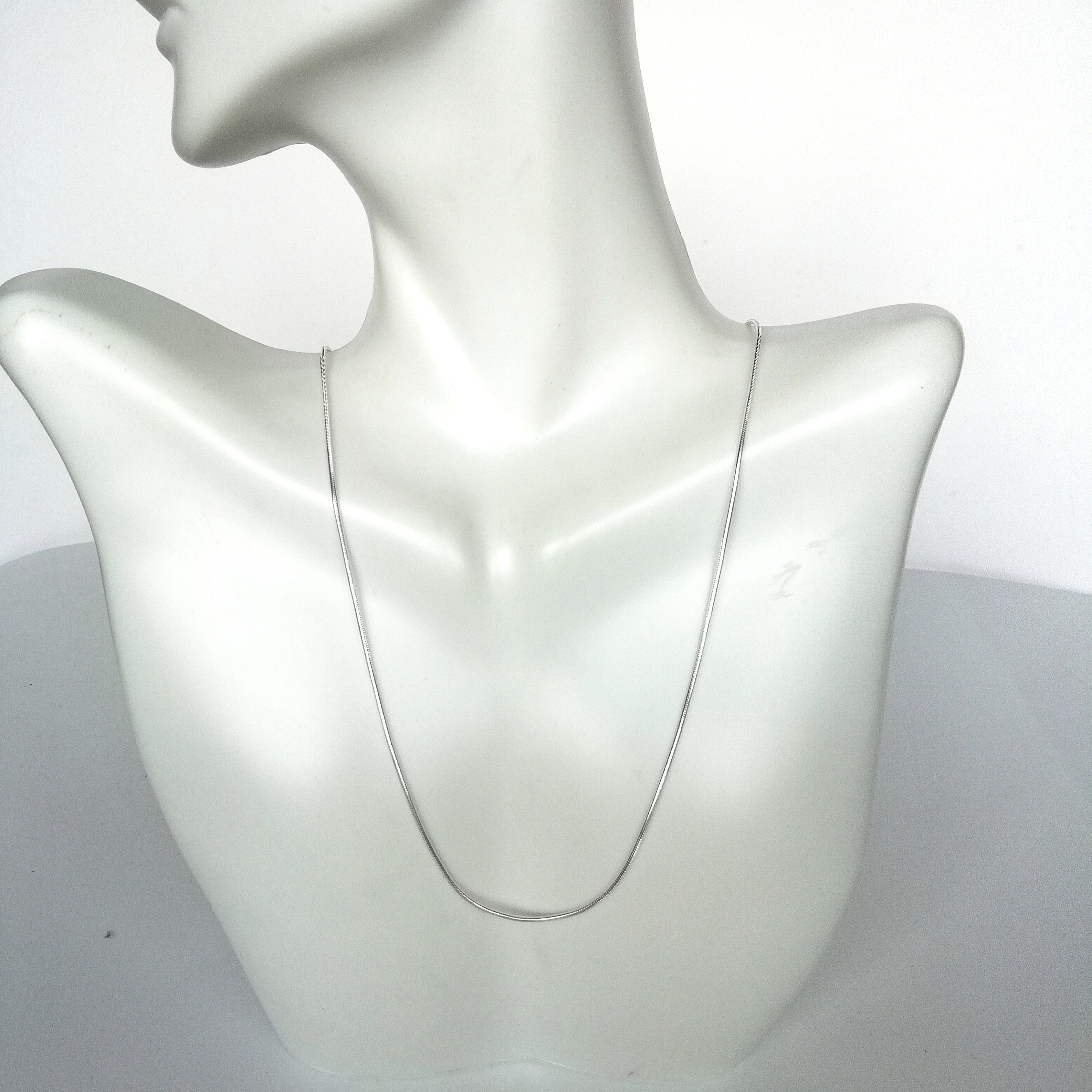 Silver Snake Chain - Silver Neck Chain - Minimalist Style