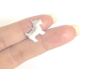 Colgante para perros de plata de ley - Colgante para perros - Amuleto Boho - Regalo para amantes de los perros - Pulsera de amuleto para perros - Collar de plata para perros - PD742