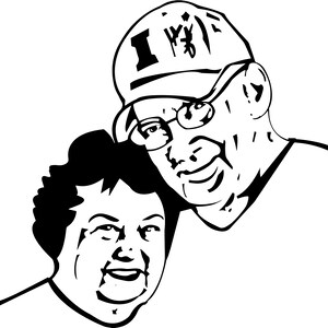 Custom Couple Illustration, Custom Couple Portrait From Photo, Drawing From Photo Custom Memorial, Wedding, Family Portrait Illustration