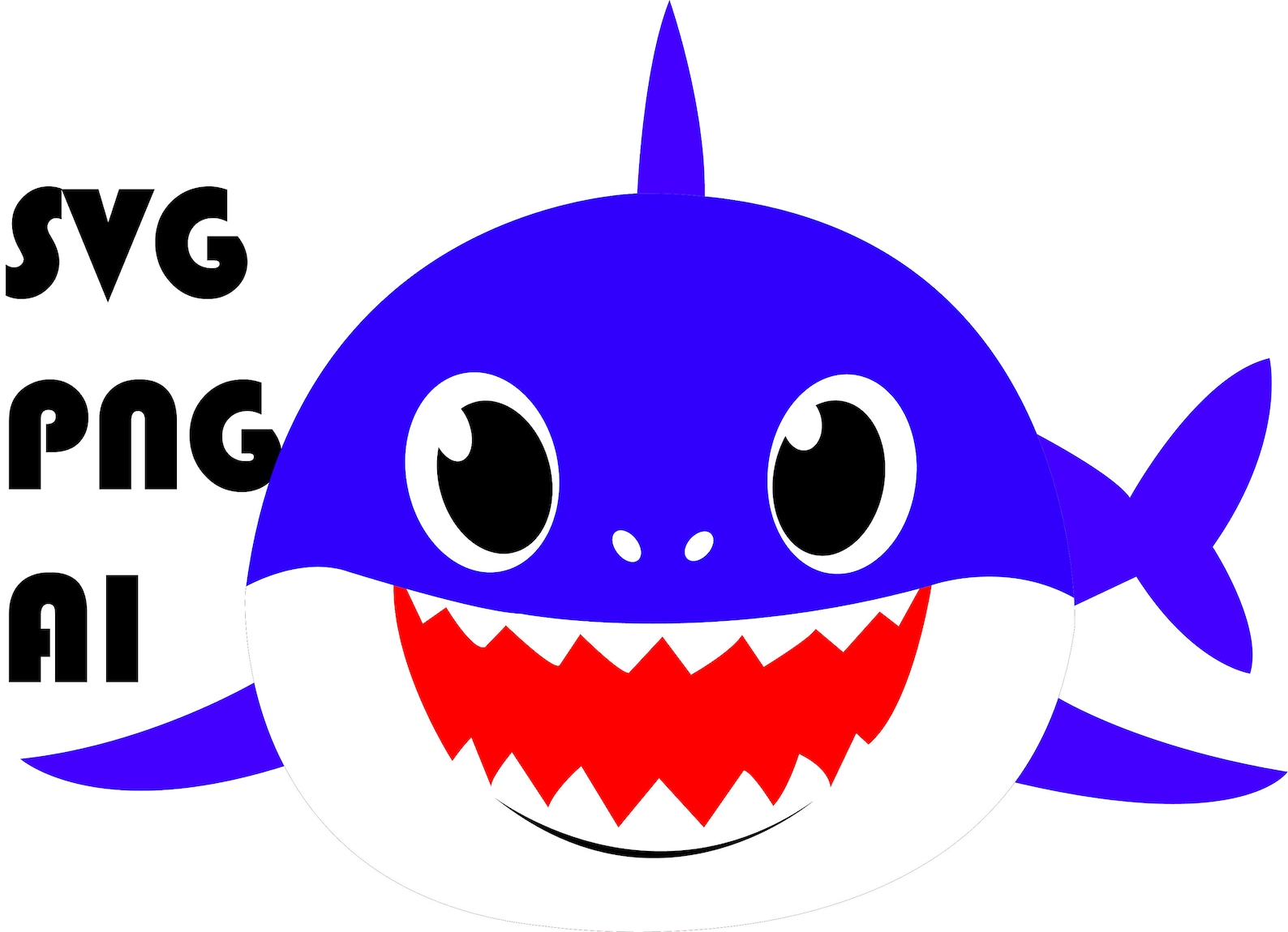 Free Free 307 Silhouette Baby Shark Svg SVG PNG EPS DXF File