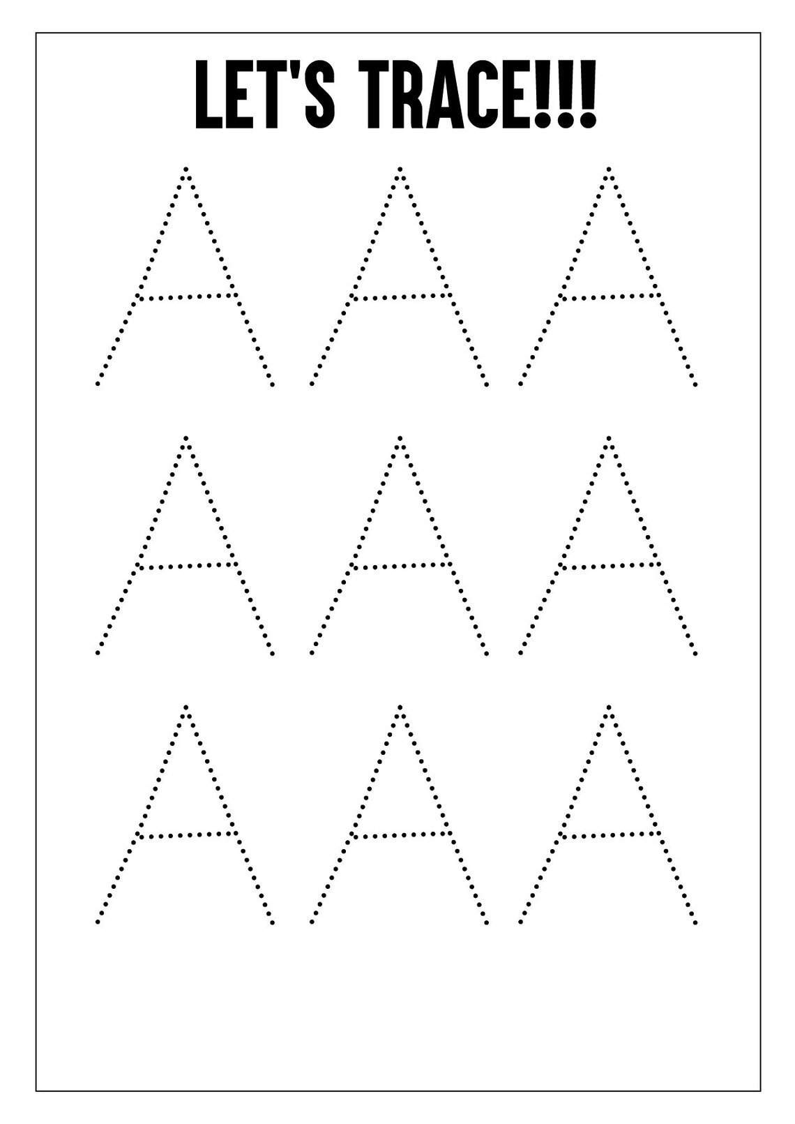 Toddlers Basic Tracing Practice Sheets Learn How to Trace - Etsy