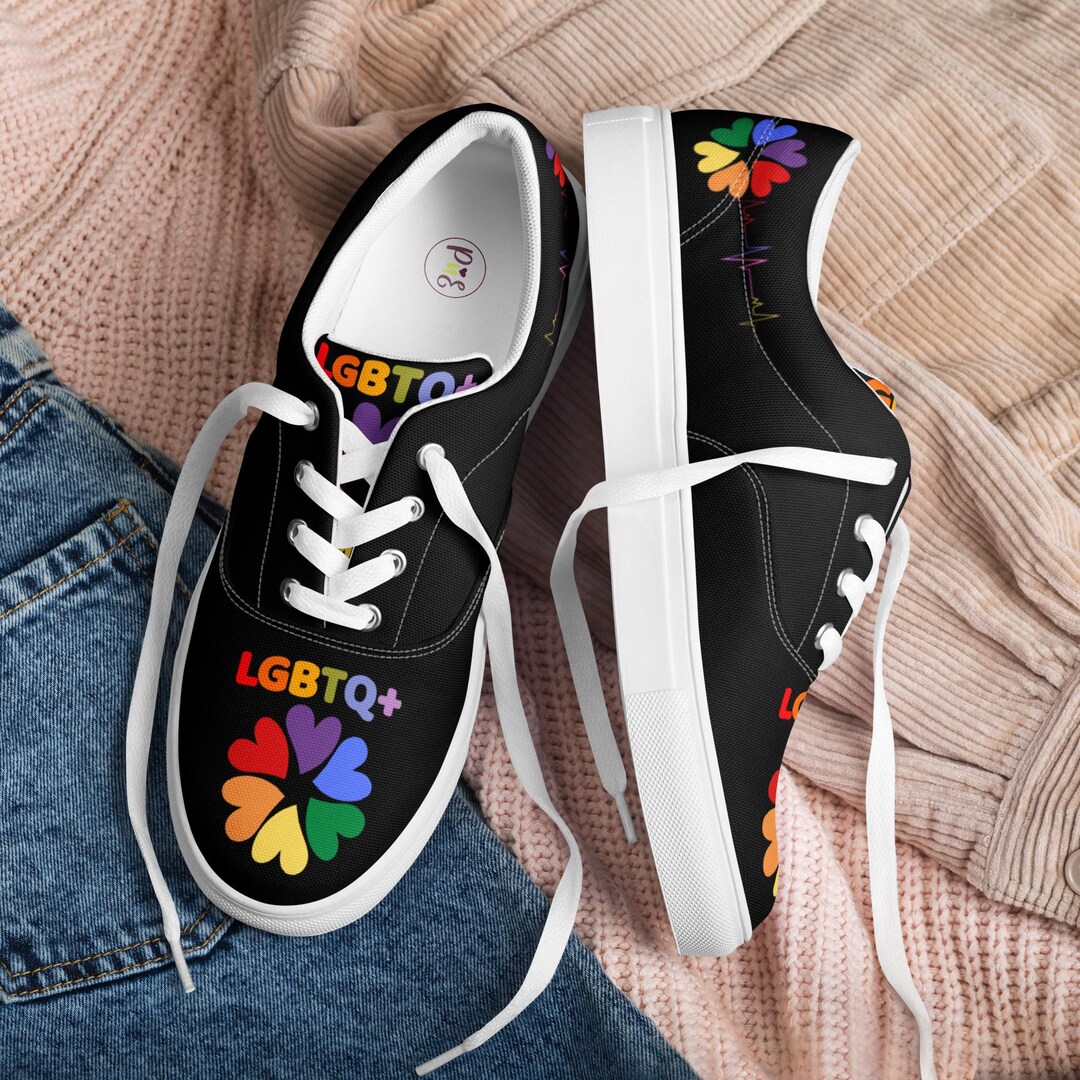 LGBTQ+ Pride Sneakers – Celebrate Love, Equality, and Comfort! - Etsy