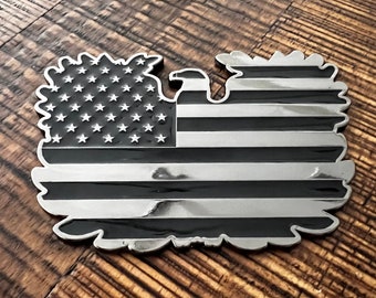 Warrant Officer Eagle Flag 3M adhesive Decal.  For vehicles, plaques, windows, doorways, signs