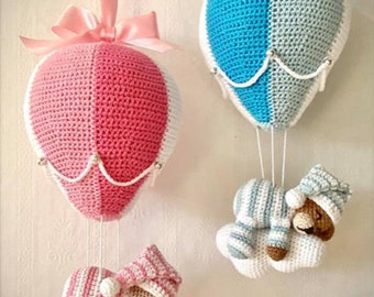 Air ballon baby mobile [ENGLISH AND DANISH]