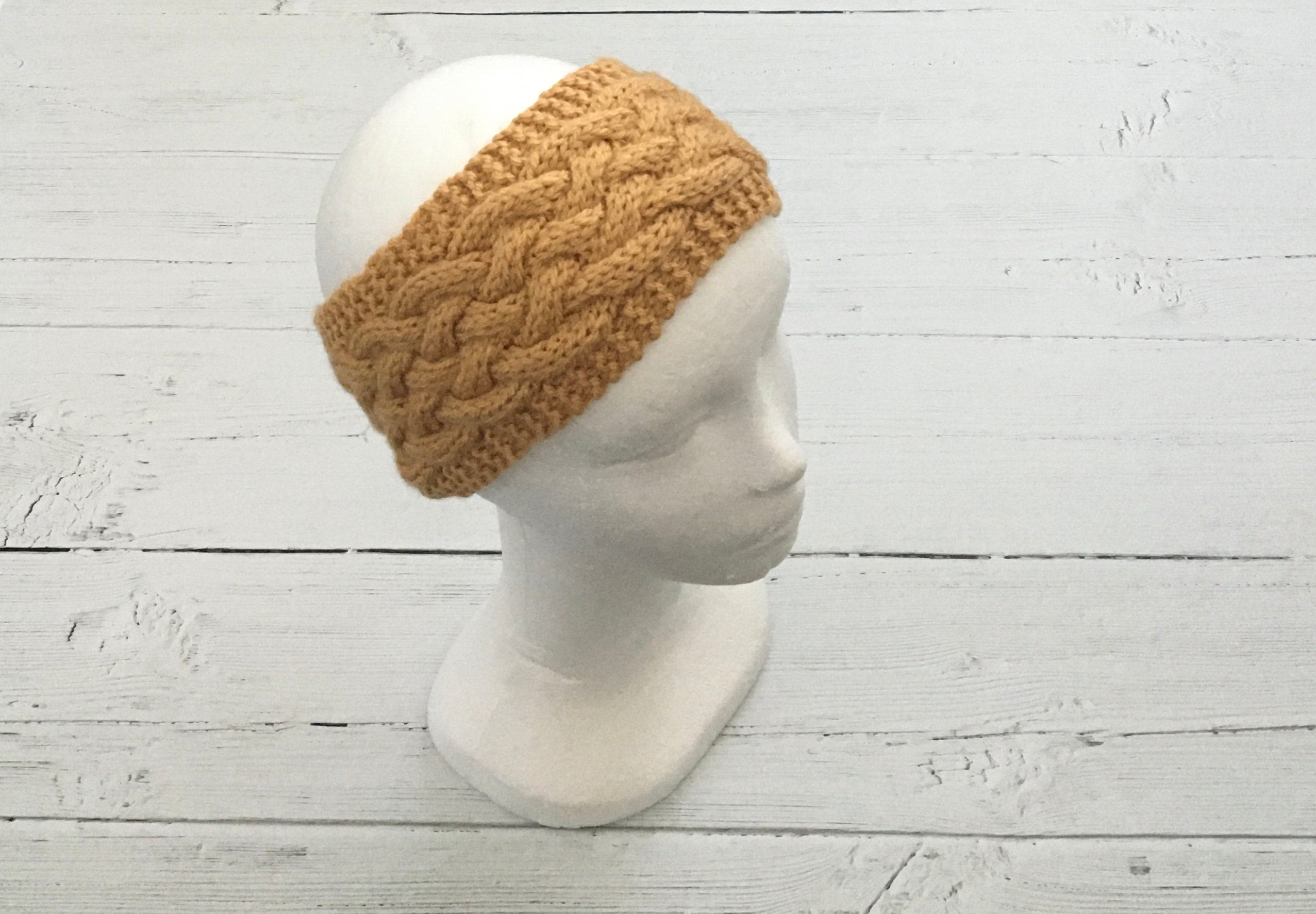 2 Knitted Headbands in Dark Brown Cabled + Textured Handmade Soft Cozy Accessory Headband or Earwarmer? . What do you call these cozy little  main image 3
