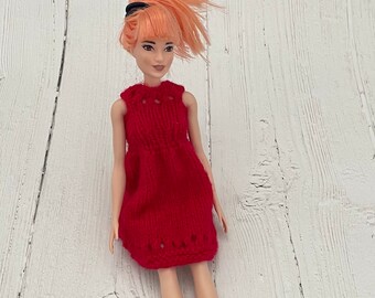 バービー用手編み人形ドレスと帽子セット - Etsy 日本