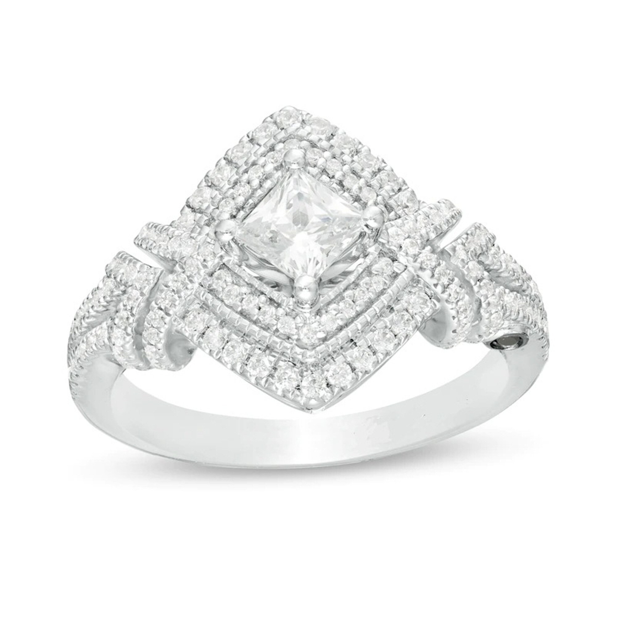Cluster diamond rings zales deals