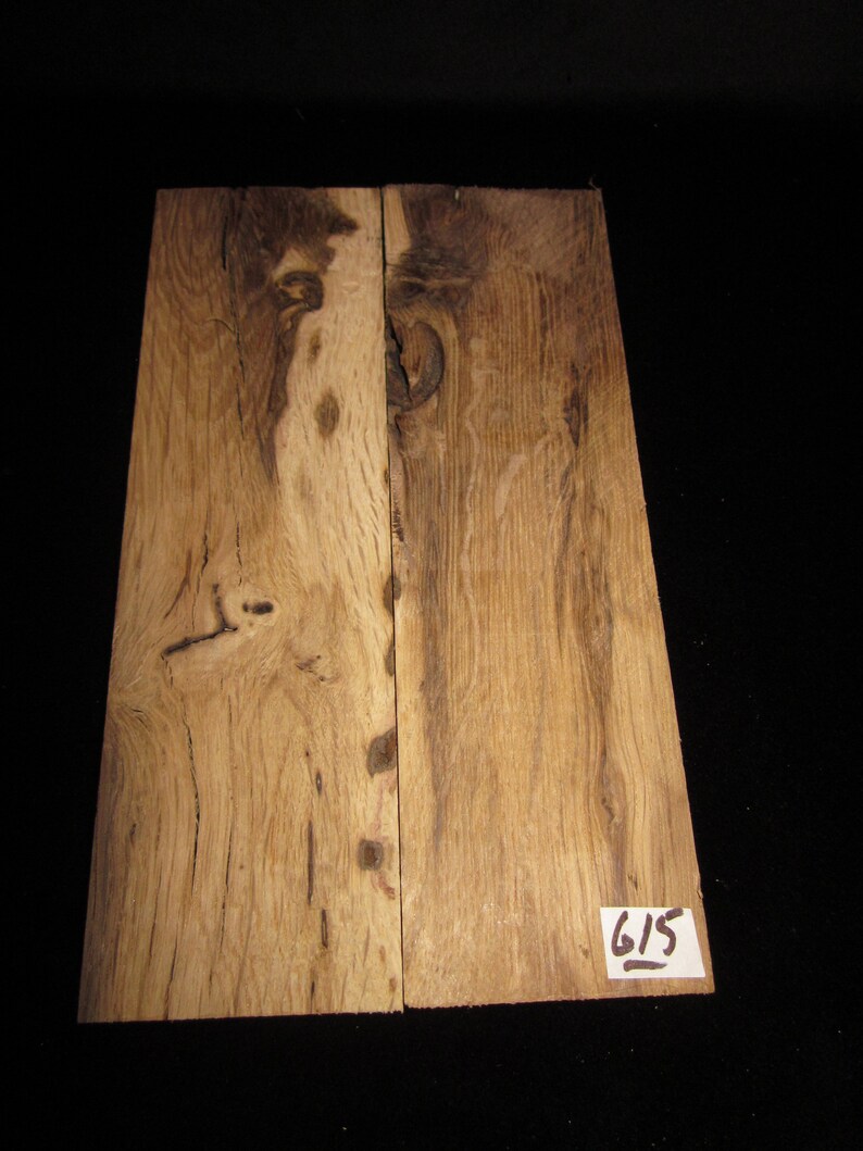 615 Turkey Oak Wood blanks bookmatched figured knife scales Etsy