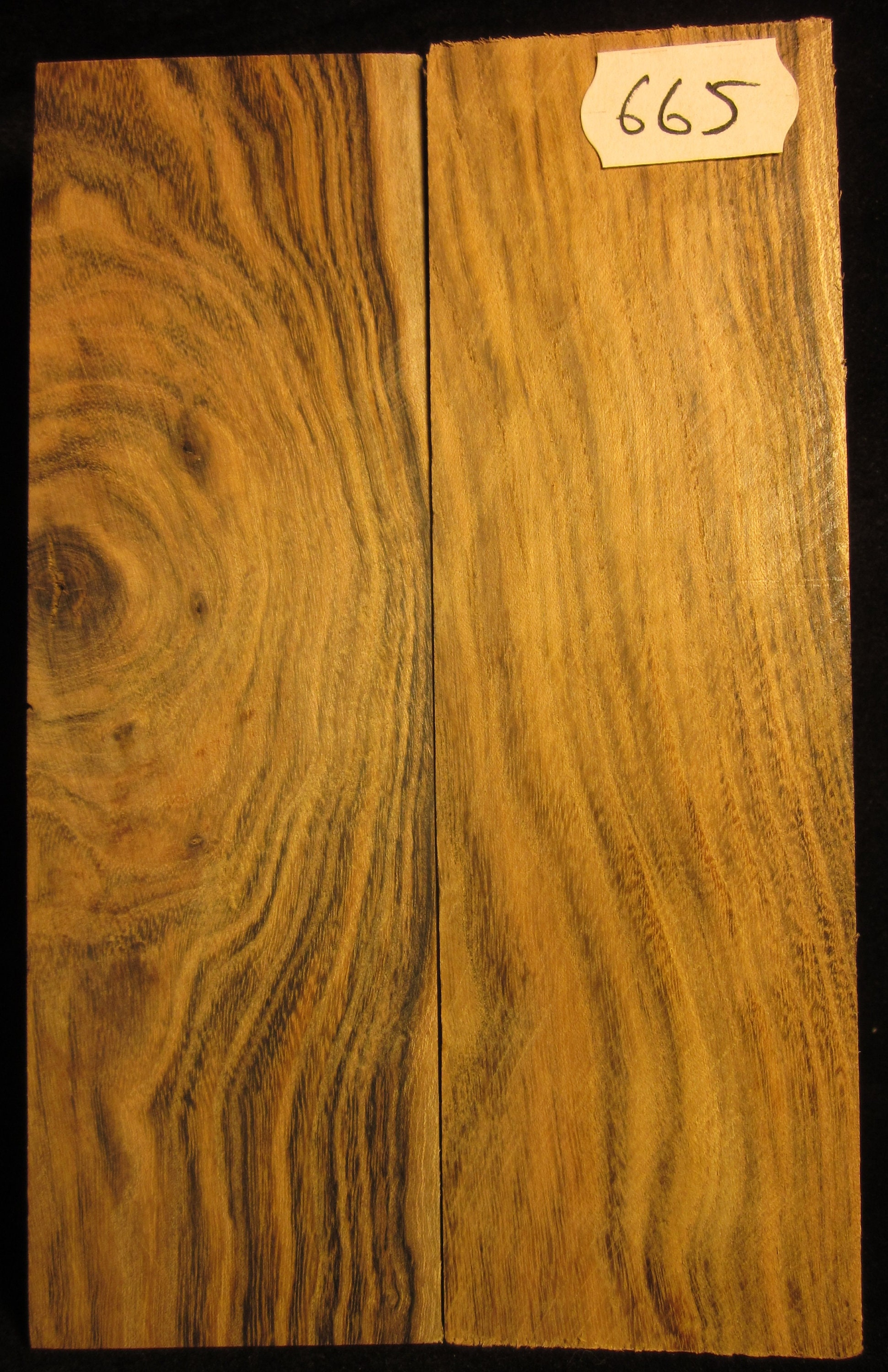 665 Hackberry Wood blanks bookmatched figured knife scales Etsy