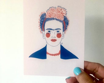 Frida Kahlo - Postcard