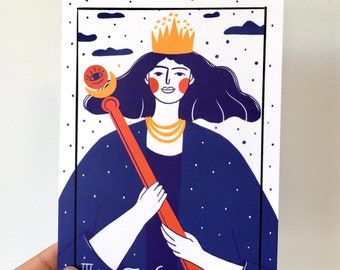 The Empress - Postcard - Tarot