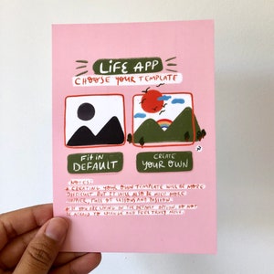 Life App - Postcard - be yourself