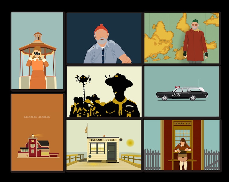 Movie postcard set set of 8 postcards Movie postcard pack Etsy