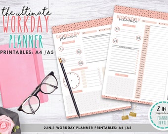 workday planner etsy