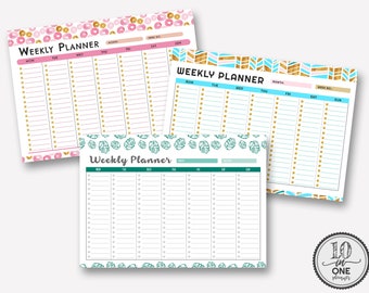 The Ultimate Weekly Planner,Student Agenda, Desk Notepad, To Do List Notepad, Vertical Planner Inserts, Life Organizer, Daily Planner